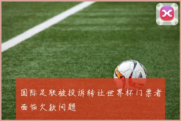 国际足联被投诉转让世界杯门票者面临欠款问题